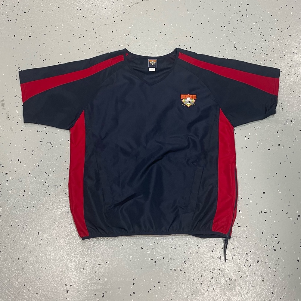 Cooperstown Dreams Park Baseball Warm Up Short Sleeve Vented Windbreaker Jacket
